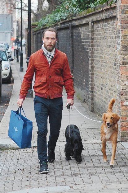 James Middleton super&oacute; su depresi&oacute;n gracias a los perros y por eso han sido protagonistas en su boda / Gtres