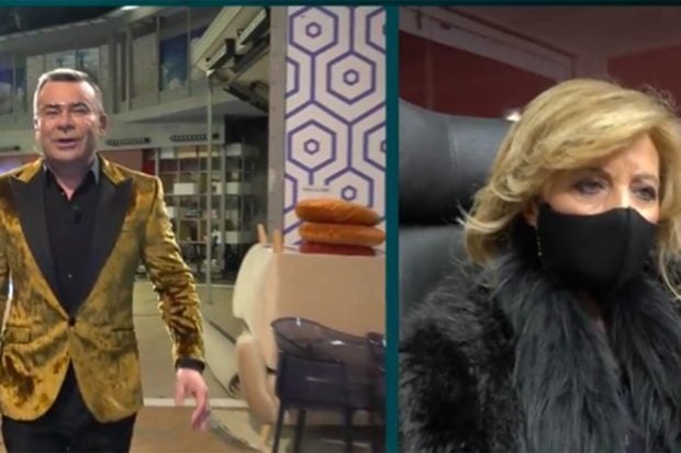 Jorge Javier V&aacute;zquez y Mar&iacute;a Teresa Campos en 'S&aacute;bado Deluxe'./Telecinco