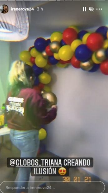 Decoraci&oacute;n de la fiesta de cumplea&ntilde;os de Carlota, hija de Kiko Rivera e Irene Rosales./Instagram @irenova24