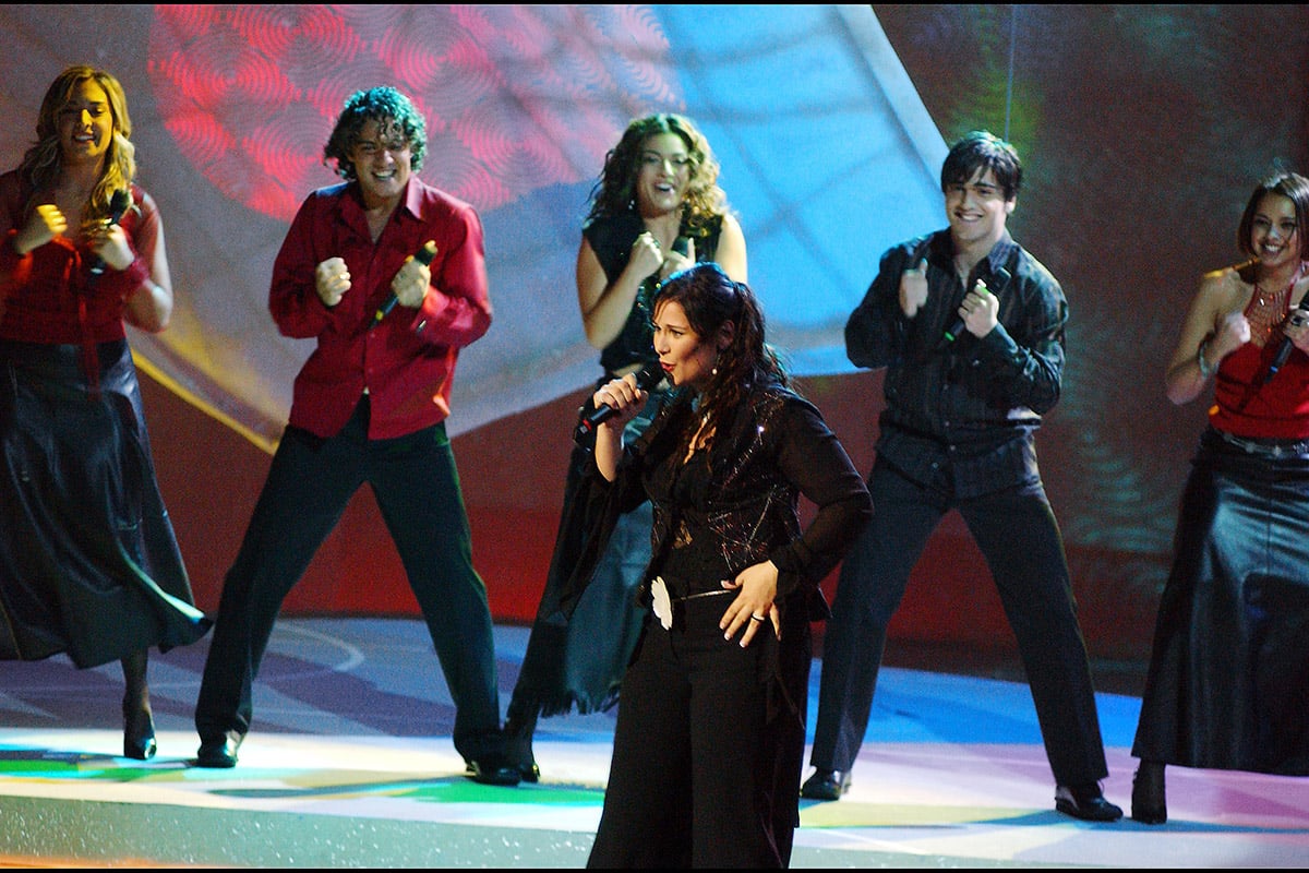 Rosa L&oacute;pez, Chenoa, David Bisbal, David Bustamante y Gisela