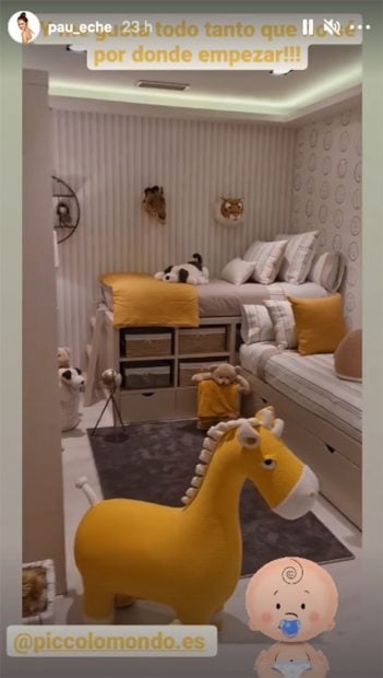 Stories de Instagram de Paula Echevarr&iacute;a mientras busca habitaci&oacute;n para su beb&eacute;./Instagram @pau_eche
