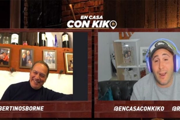 Kiko Rivera estrena programa, 'En casa con Kiko'./Twitch