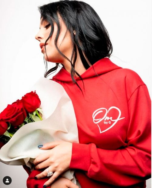 As&iacute; present&oacute; Georgina Rodr&iacute;guez su ch&aacute;ndal, ideal para regalar en San Valent&iacute;n / Instagram
