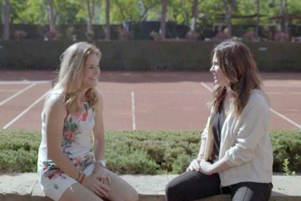 Arantxa S&aacute;nchez Vicario y Mamen Mendiz&aacute;bal