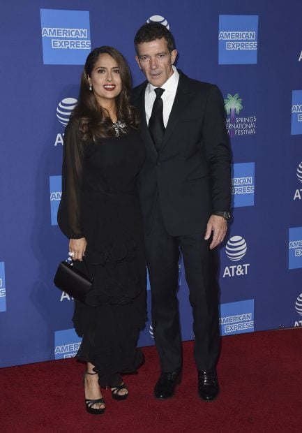 Antonio Banderas y Salma Hayek en una imagen de archivo./Gtres