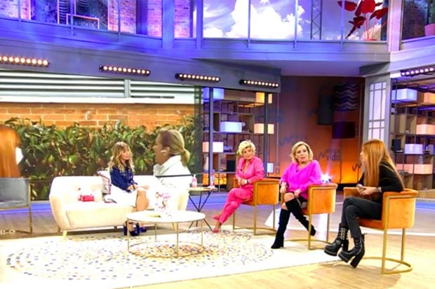 Carmen Borrego, Alejandra Rubio, Terelu Campos y Emma Garc&iacute;a en 'Viva la vida'./Telecinco