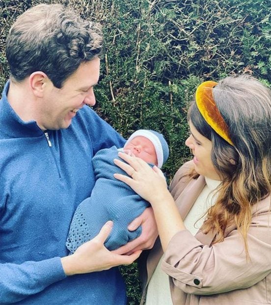 Eugenia de York y Jack Brooksbank revelan el nombre de su beb&eacute;./Instagram @princesseugenie