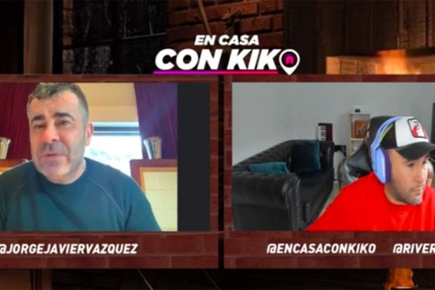 Jorge Javier se ha sincerado en el programa 'En casa con Kiko'./Twitch