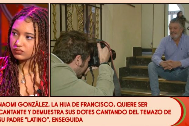 Naomi Gonz&aacute;lez se ha sincerado con Jorge Javier V&aacute;zquez durante su entrevista en 'S&aacute;lvame'./Telecinco