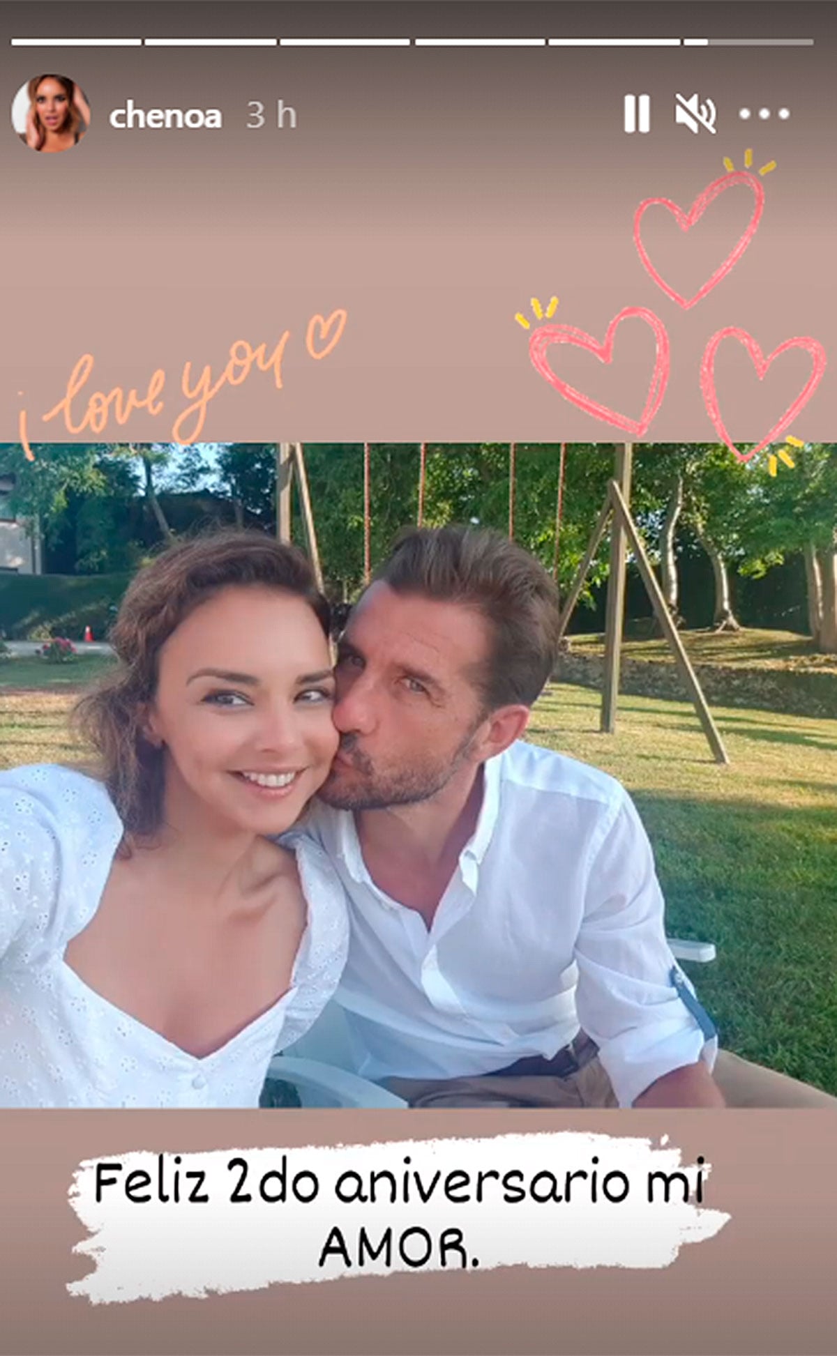 Chenoa y Miguel Encinas / Instagram