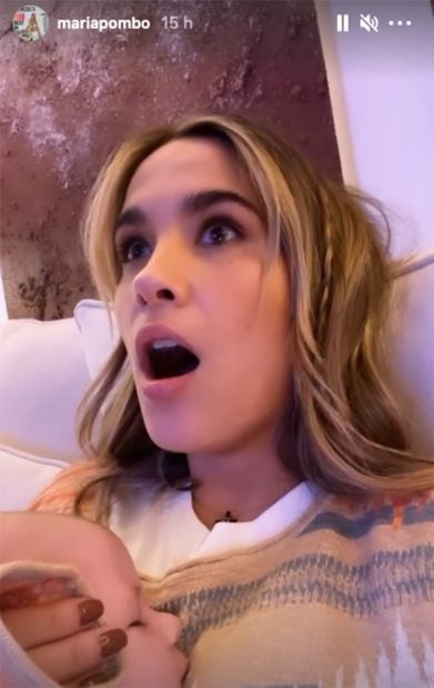La influencer decepcionada al saber que Pablo D&iacute;az no se lleva el bote de 'Pasapalabra'./Instagram @mariapombo