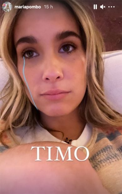 Mar&iacute;a Pombo a trav&eacute;s de sus stories de Instagram./Instagram @mariapombo