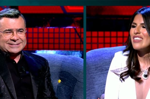Jorge Javier V&aacute;zquez e Isa Pantoja en 'S&aacute;bado Deluxe'./Telecinco