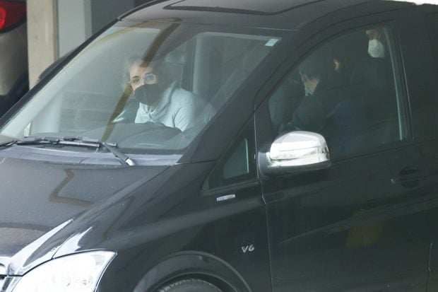 I&ntilde;aki Urdangarin llegando a Vitoria./Gtres