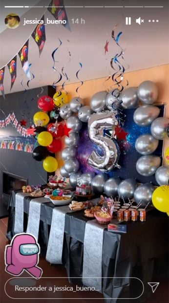 As&iacute; ha sido la fiesta que Jessica Bueno ha organizado a su hijo / Instagram: @jessica_bueno
