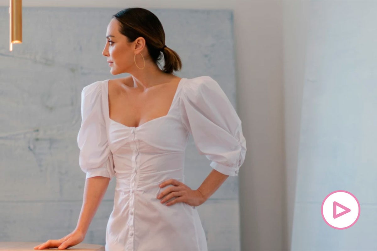 Tamara Falcó, posando con ropa de su colección / TFP
