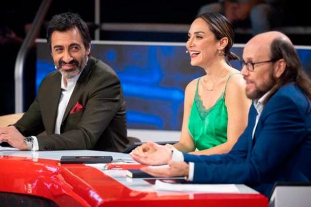 Juan del Val, Tamara Falc&oacute;, Santiago Segura
