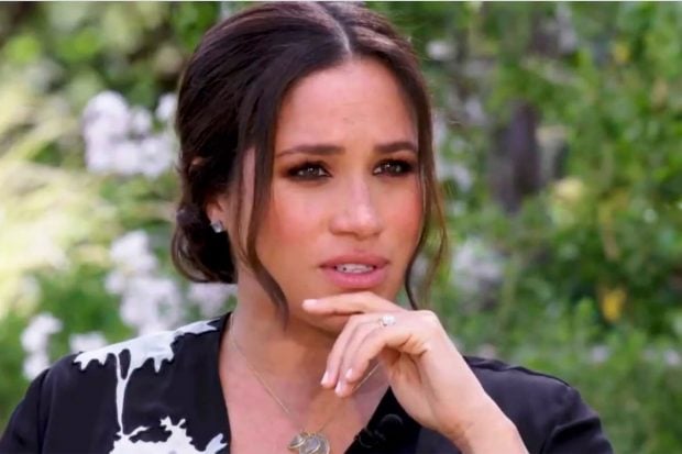 Meghan ha recurrido al joyero de Lady Di para su aparici&oacute;n televisiva / CBS