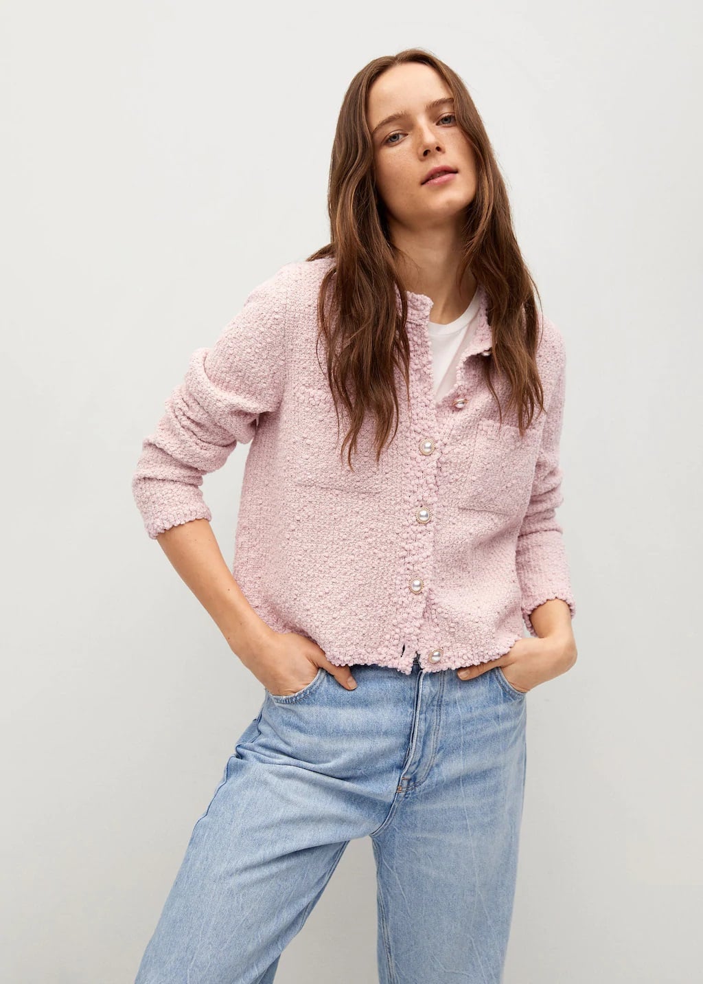Mango versiona la m&iacute;tica chaqueta Chanel de Jackie Kennedy 