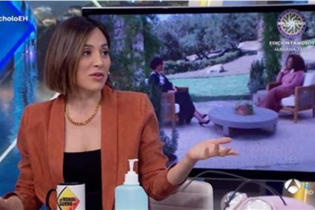Tamara Falc&oacute; en 'El Hormiguero', programa presentado por Pablo Motos./Antena 3