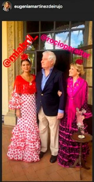 Eugenia Mart&iacute;nez de Irujo, Carlos Fitz-James Stuart y Cayetana Rivera
