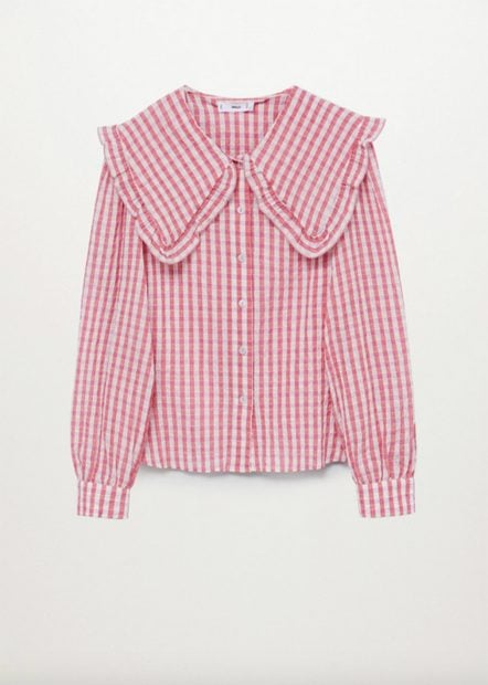 Camisa babydoll de Mango./Mango