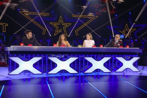 Jurado de 'Got Talent' al completo -Dani Mart&iacute;nez, Paz Padilla, Edurne y Risto Mejide-./Telecinco