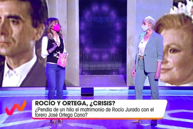 Ana Mar&iacute;a Ald&oacute;n y Emma Garc&iacute;a en 'Viva la Vida'./Telecinco