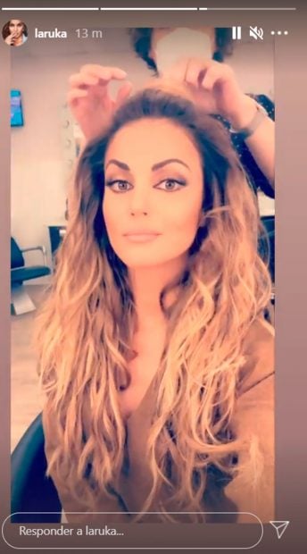 As&iacute; es el nuevo peinado de Lara &Aacute;lvarez / Instagram