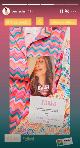Otro regalo que ha recibido Paula Echevarr&iacute;a / Instagram