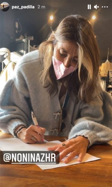 Paz Padilla en su tienda de No Ni Na ubicada en C&aacute;diz./Instagram @paz_padilla