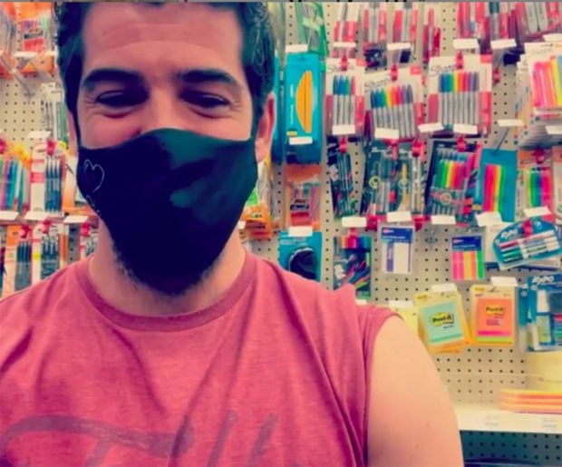 Miguel &Aacute;ngel Mu&ntilde;oz se ha vacunado contra la Covid-19 en Estados Unidos./Instagram @miguelamunoz
