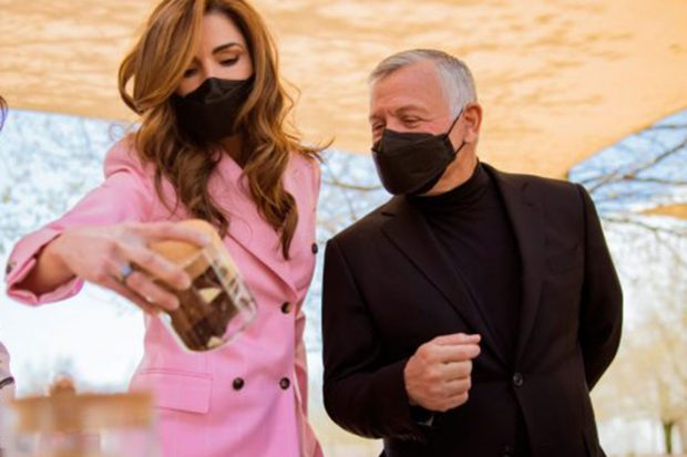 Rania de Jordania y el rey Abdal&aacute; II/Gtres