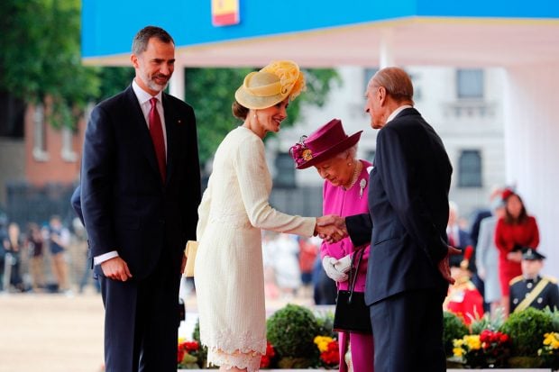 Reyes Felipe y Letizia, Isabel II, Duque de Edimburgo