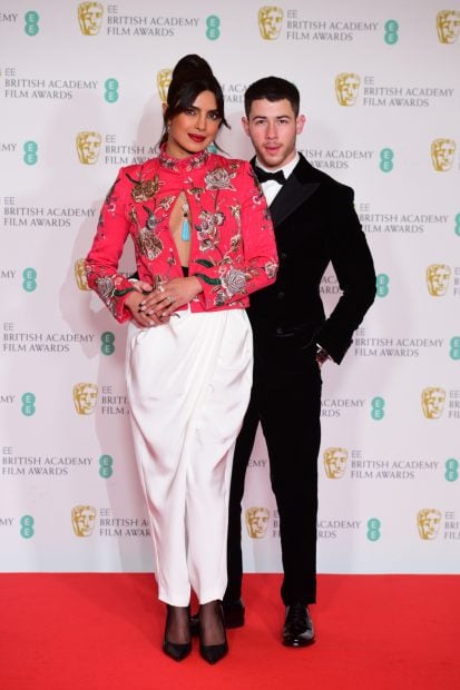 Priyanka Chopra y Nick Jonas, en los Premios Bafta 2021 / Gtres