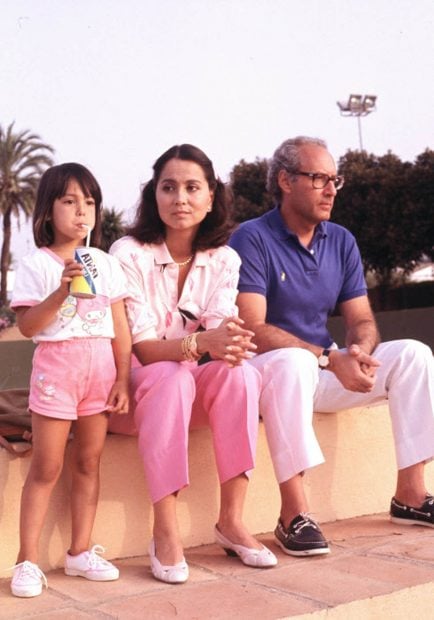 Ana Boyer, junto a sus padres, Isabel Preysler y Miguel Boyer / Gtres