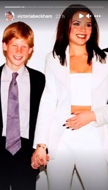 Victoria Beckham, Pr&iacute;ncipe Harry