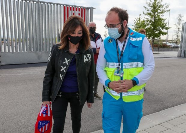 Un sanitario la esperaba a su llegada para explicarle el proceso / Gtres