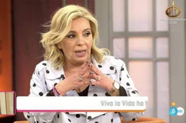 Carmen Borrego ha dicho que entiende lo que dijo Roc&iacute;o Flores sobre ella./Telecinco
