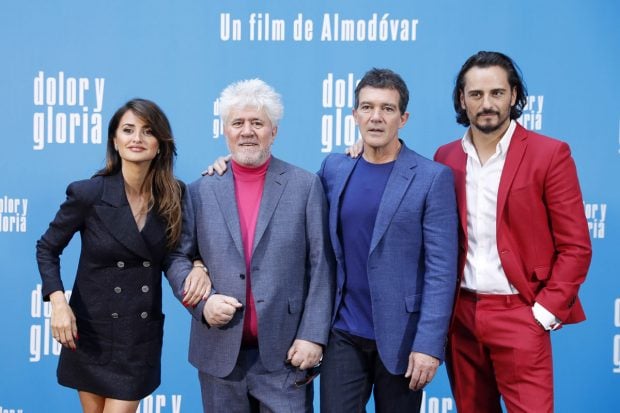 Pen&eacute;lope, Almod&oacute;var, Banderas y Asier Etxeand&iacute;a / Gtres