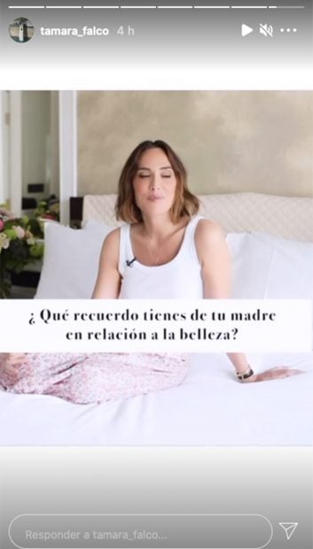 Tamara Falc&oacute; desvela el truco beauty de Isabel Preysler./Instagram @tamara_falco