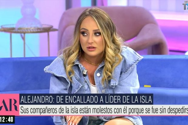 Roc&iacute;o Flores comentanto 'Supervivientes 2021' en 'El programa de Ana Rosa'./Telecinco