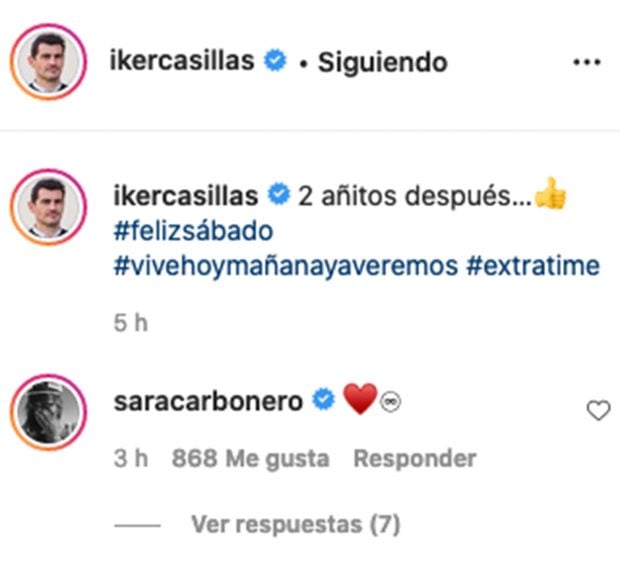 Perfil de Instagram de Iker Casillas. /Instagram @ikercasillas