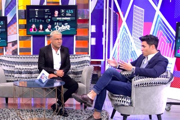 Jorge Javier V&aacute;zquez y Kiko Jim&eacute;nez en 'S&aacute;bado Deluxe'./Telecinco