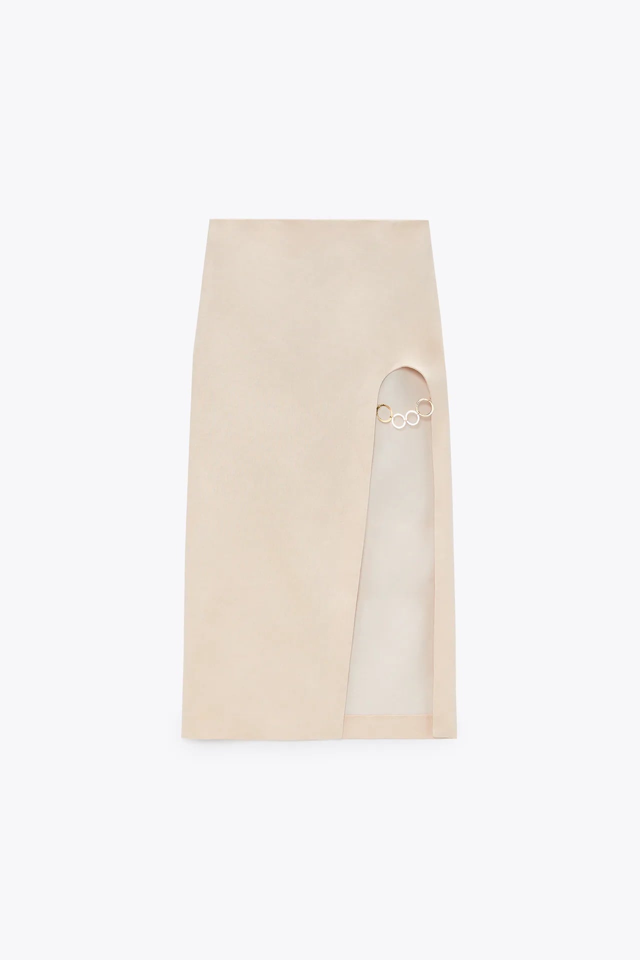 &iquest;Te atrever&iacute;as a llevar la falda de lino m&aacute;s sexy de Zara?