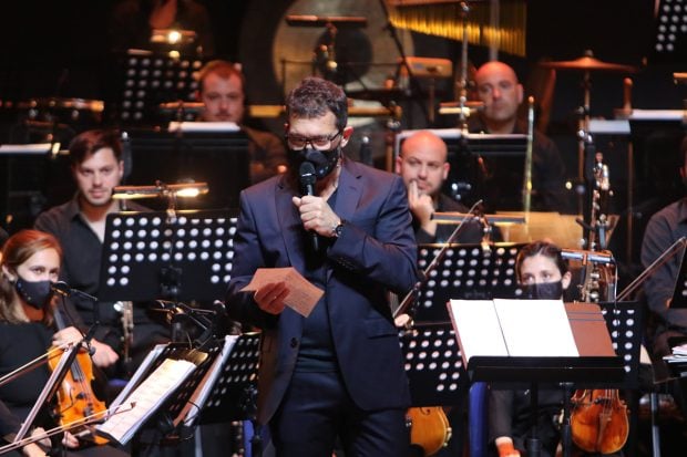 Antonio Banderas en la presentaci&oacute;n del espect&aacute;culo 'El mayo aplauso'./Gtres