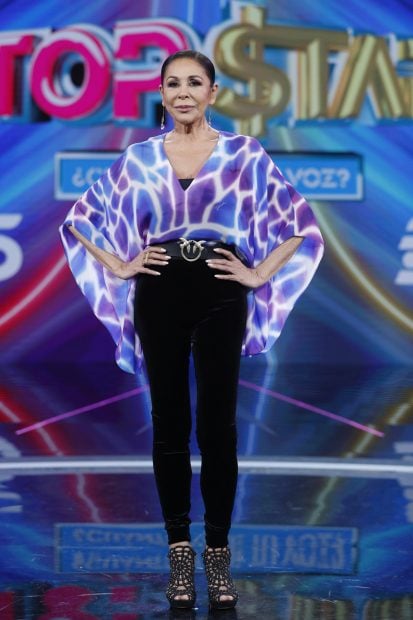 Isabel Pantoja en la presentaci&oacute;n de 'Top Star: &iquest;cu&aacute;nto vale tu voz?'./Gtres