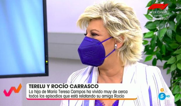 Terelu Campos ha hablado sobre c&oacute;mo ve a Roc&iacute;o Carrasco tras la emisi&oacute;n de la mitad de documental./Gtres