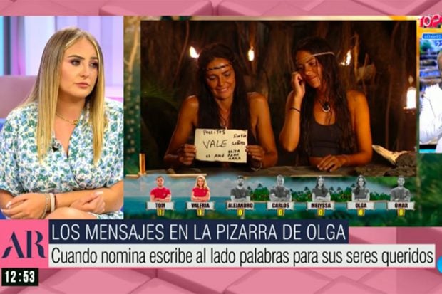 Roc&iacute;o Flores ha confesado que Roc&iacute;o Carrasco debe estar agradecida a Olga Moreno./Telecinco