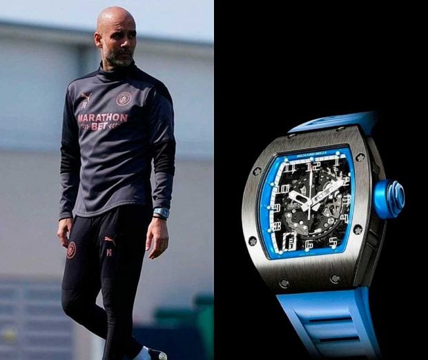El reloj Richard Mille que Guardiola ha lucido en los &uacute;ltimos tiempos est&aacute; valorado en 200.000 euros / Redes Sociales